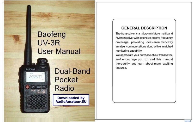 Baofeng UV-3R User manual Baofeng UV-3R User manual