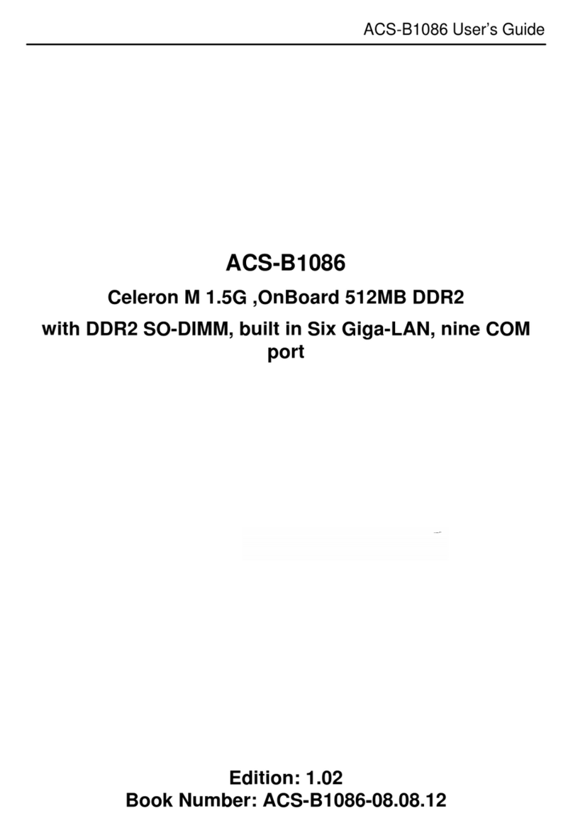Acrosser Technology ACS-B1086 User manual Acrosser Technology ACS-B1086 User manual