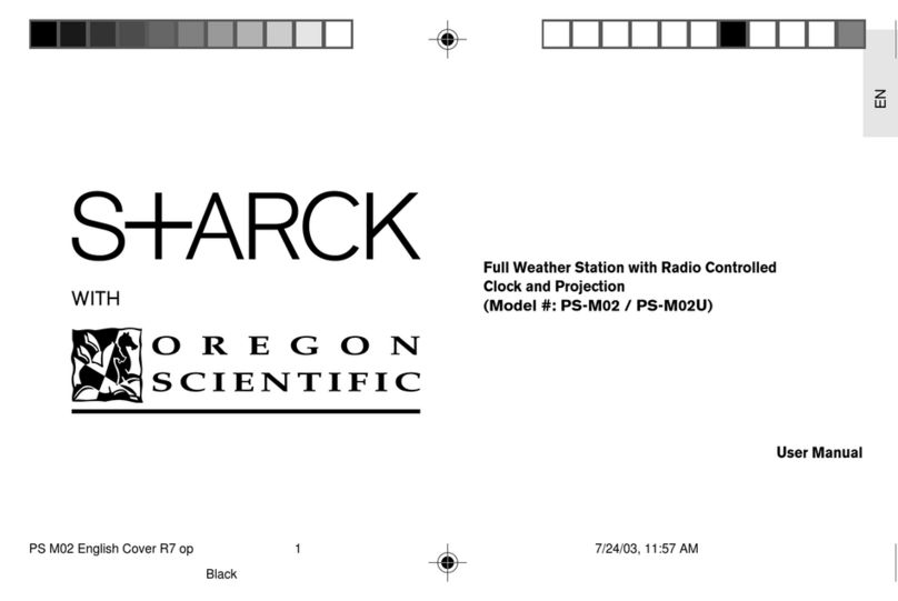 Oregon Scientific S+ARCK PS-M02 User manual