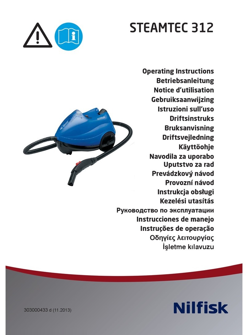 Nilfisk-Advance STEAMTEC 312 User manual Nilfisk-Advance STEAMTEC 312 User manual