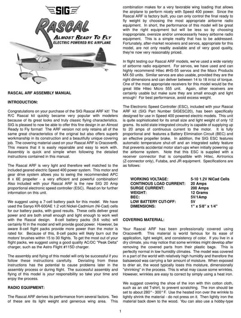 SIG RASCAL ARF User manual