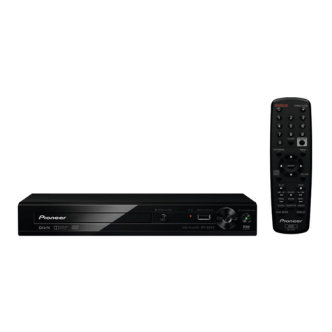 Pioneer Dv-2242 User manual