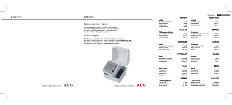 AEG BMG 4922 User manual