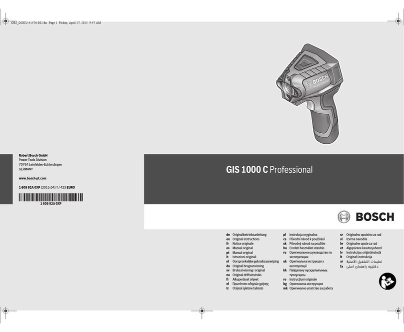 Bosch GIS 1000 C Professional Original instructions Bosch GIS 1000 C Professional Original instructions