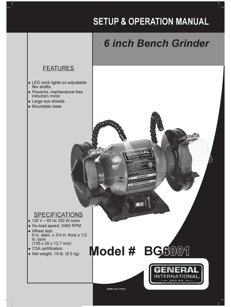 General International BG6001 Setup and operation manual