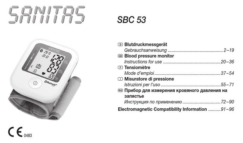 Sanitas SBC 53 User manual