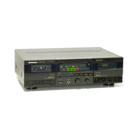 Pioneer CT-W500 User manual