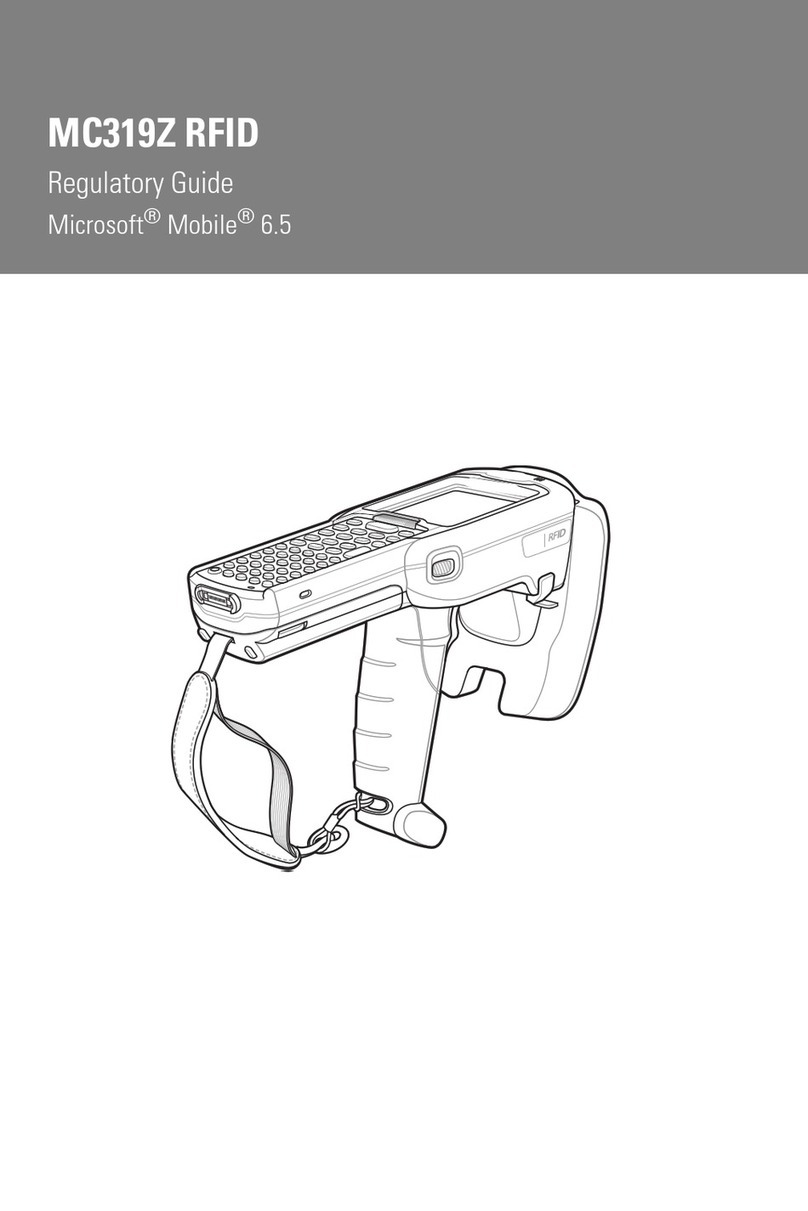 Motorola MC319Z RFID Owner's manual