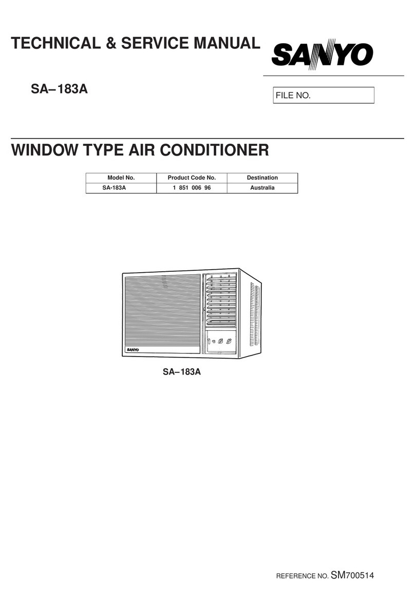 Sanyo SA-183A Operating manual