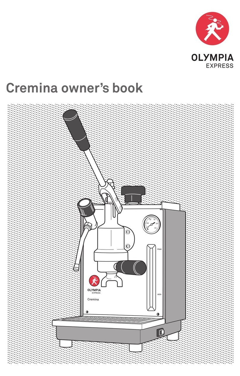 Olympia Cremina Owners book