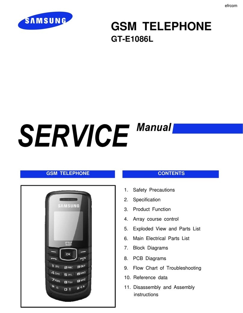 Samsung GT-E1086L Service manual