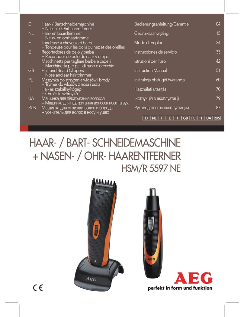 AEG HSM 5597 N instruction manual