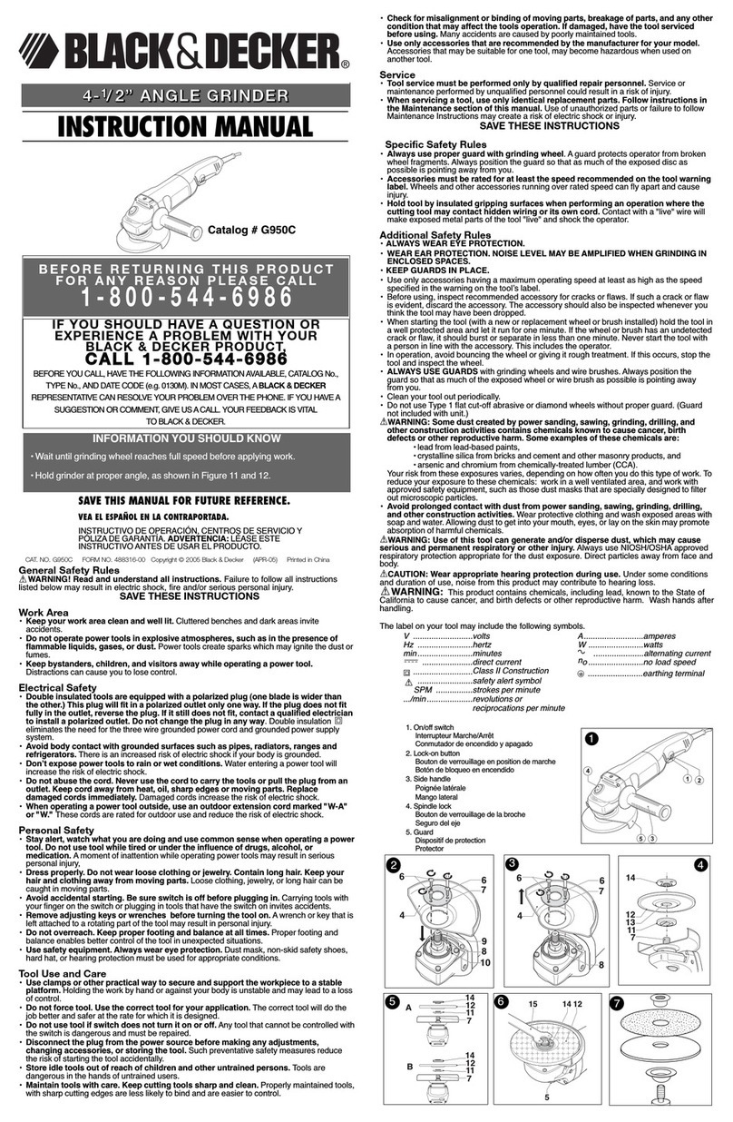 Black & Decker G950C User manual