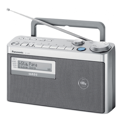 Panasonic RF-U350 operating instructions