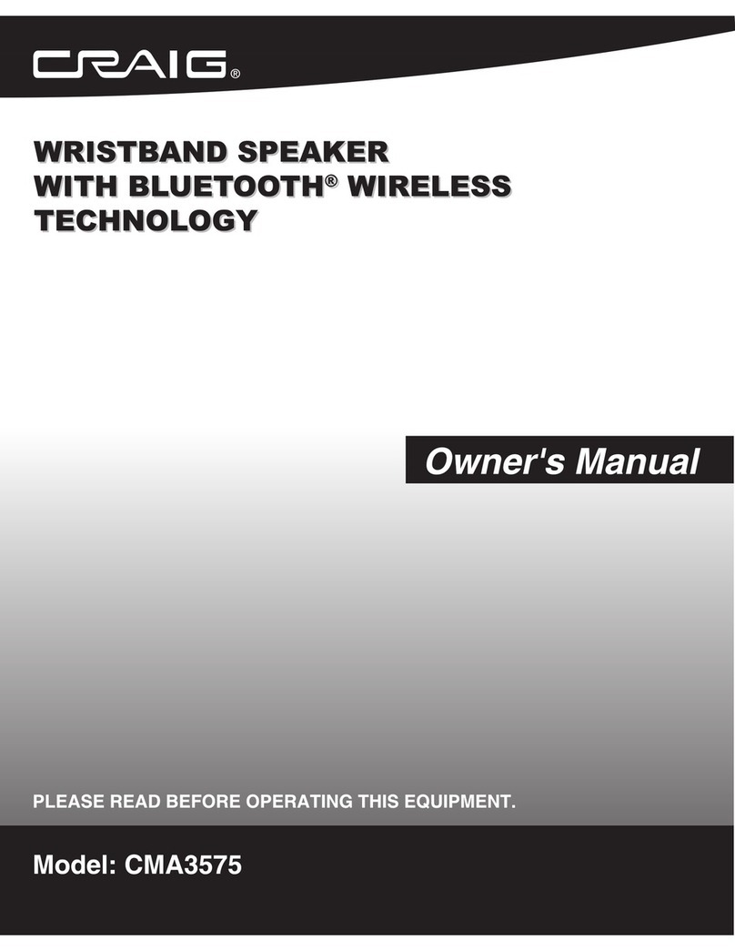 Craig CMA3575 User manual