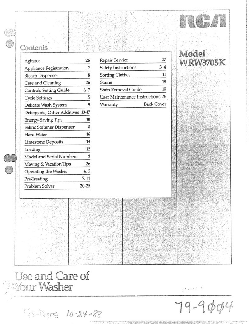 RCA WRW3705K Installation instructions RCA WRW3705K Installation instructions