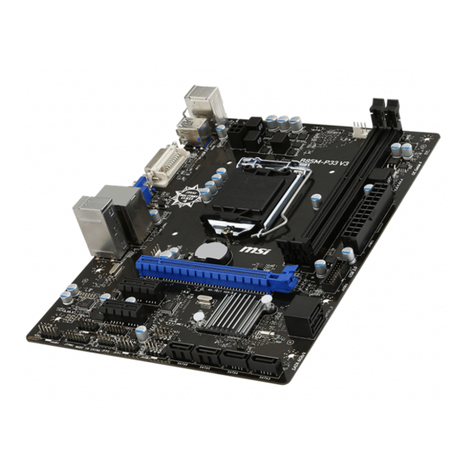 MSI B85M-P33 V3 Series User manual