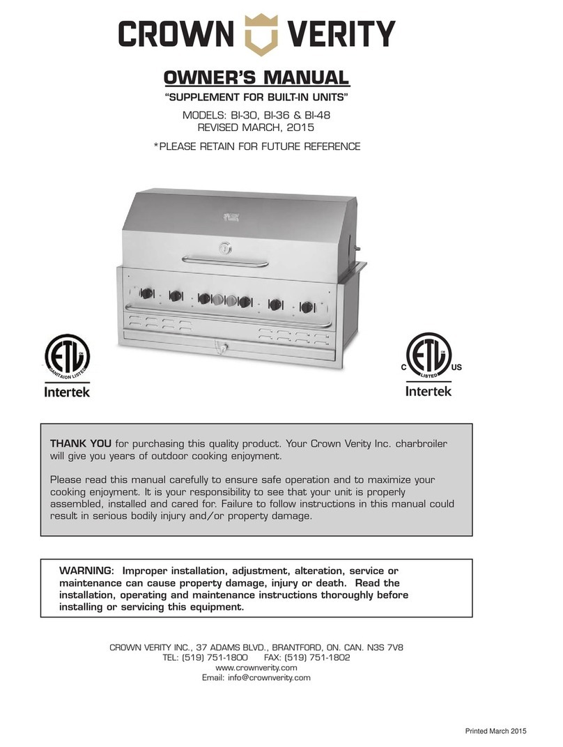 CROWN VERITY BI-30 owner's manual