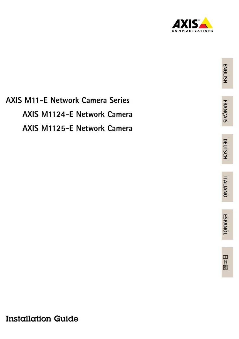 Axis M11-E User manual