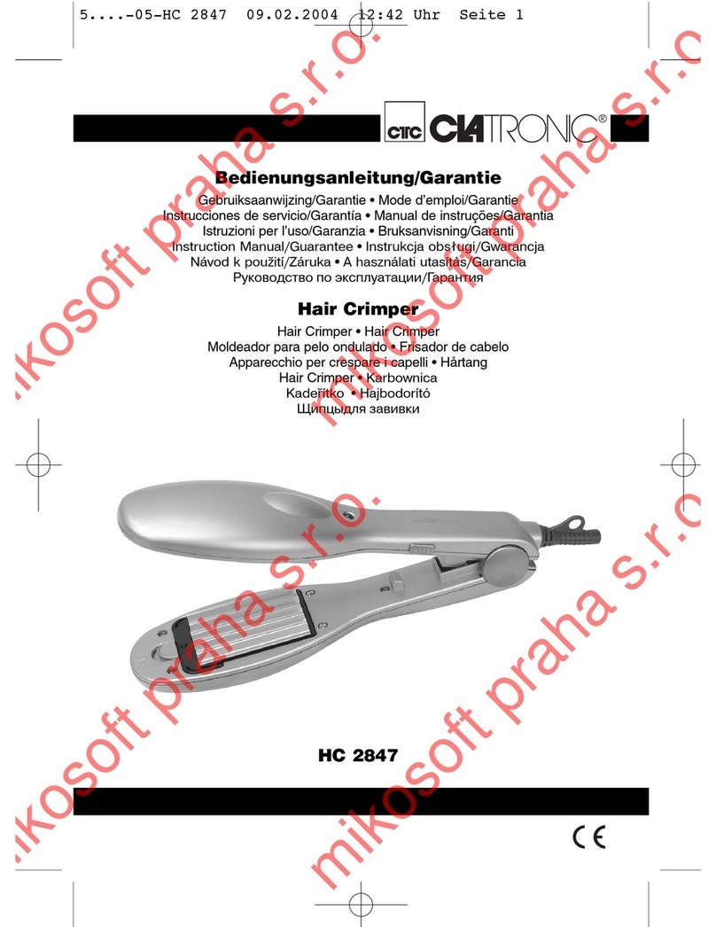 Clatronic HC 2847 User manual