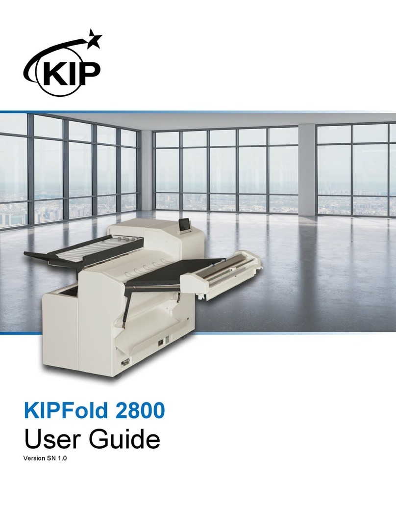 KIP KIPFold 2800 User manual