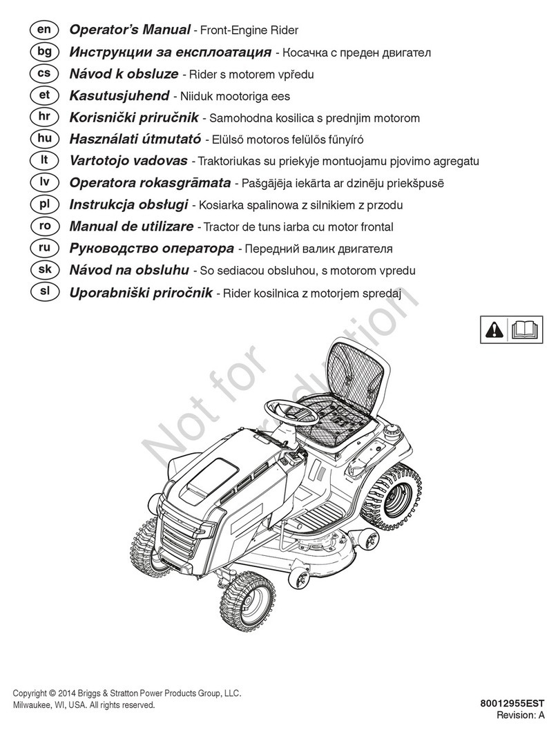 Snapper 2691249-00 User manual Snapper 2691249-00 User manual