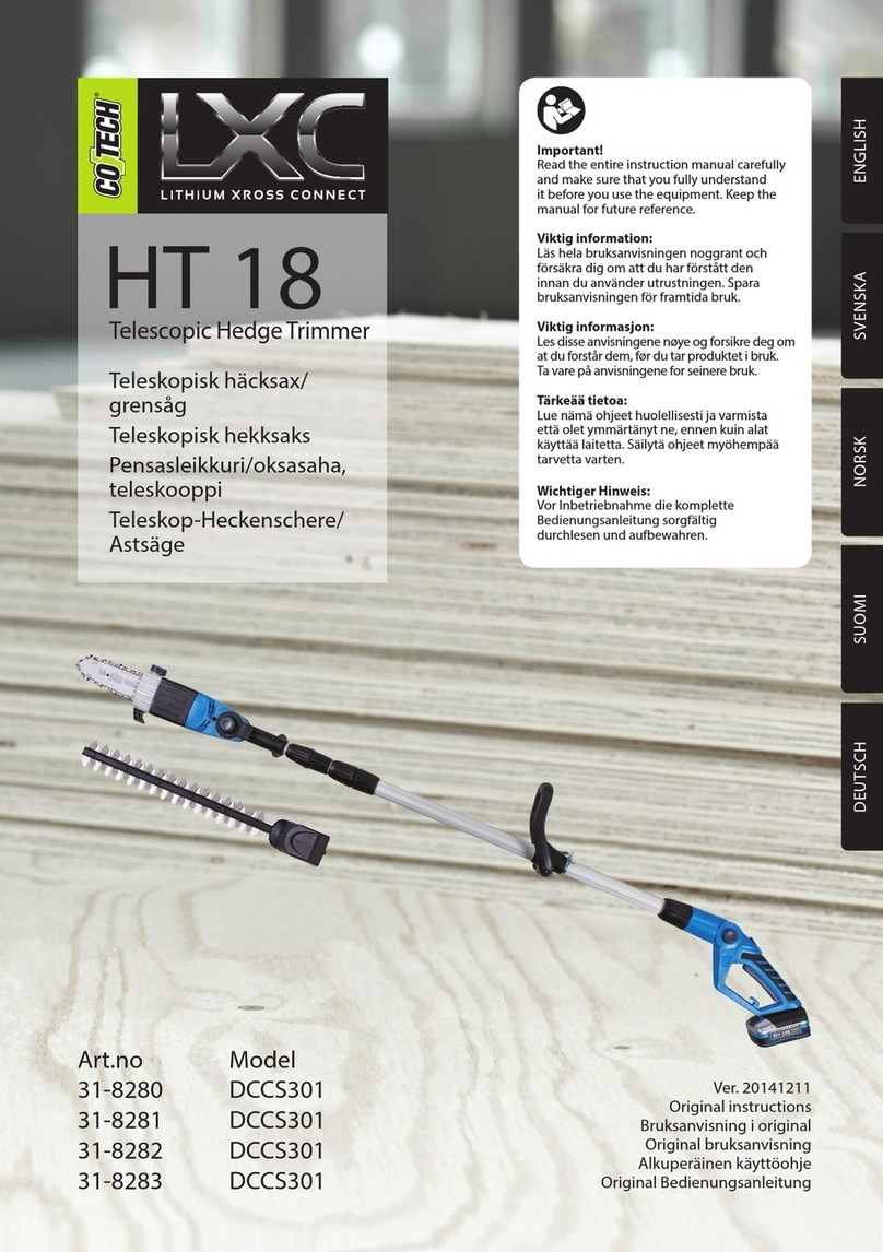 Clas Ohlson DCCS301 Original instructions
