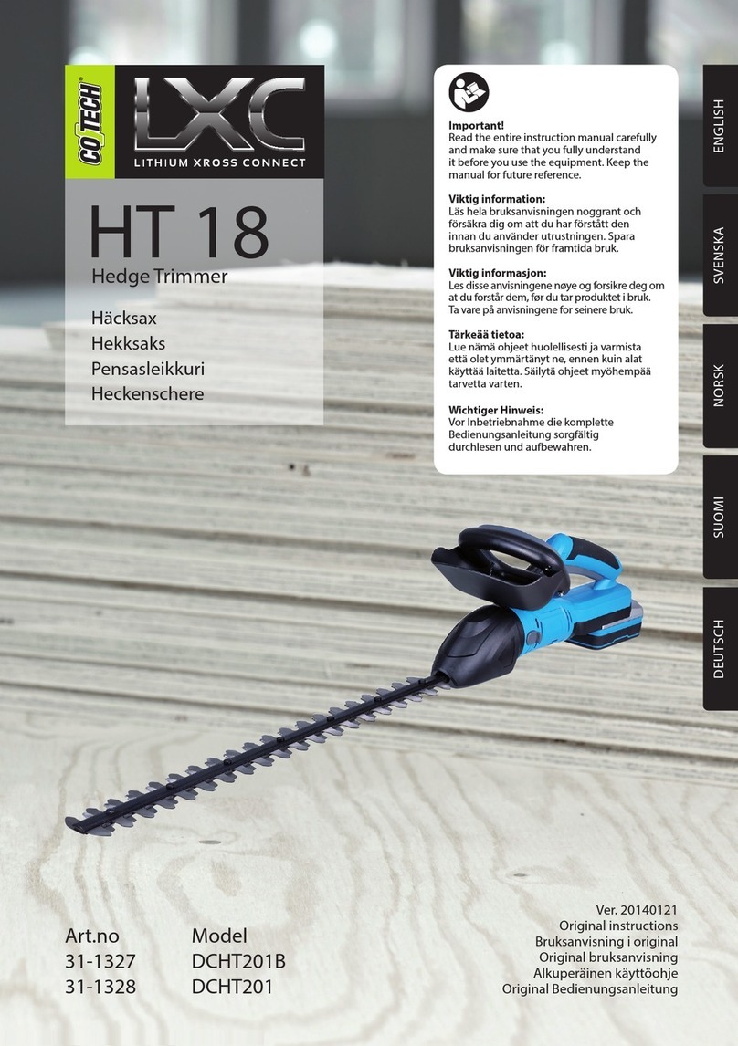 Clas Ohlson DCHT201B Original instructions