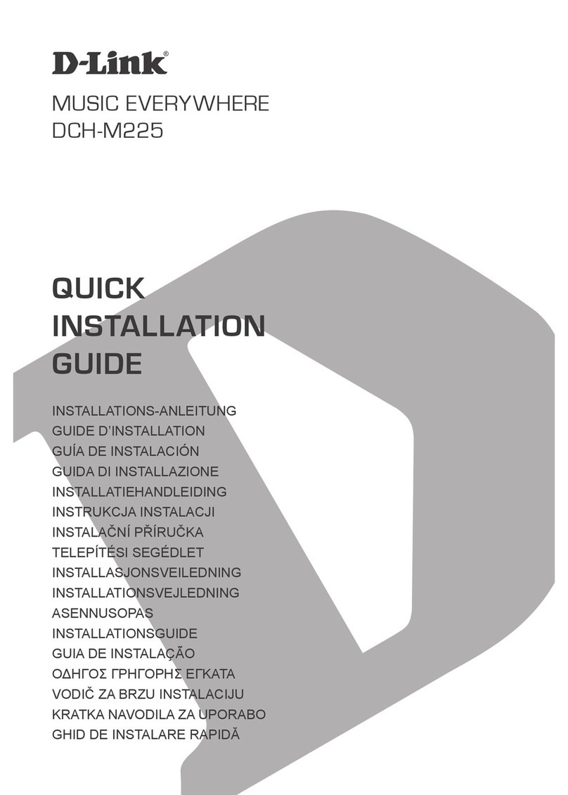 D-Link DCH-M225 User manual D-Link DCH-M225 User manual