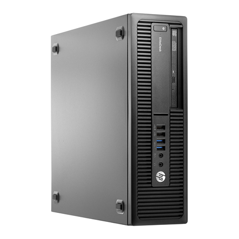 HP EliteDesk 705 G2 Desktop Mini Operating and maintenance manual
