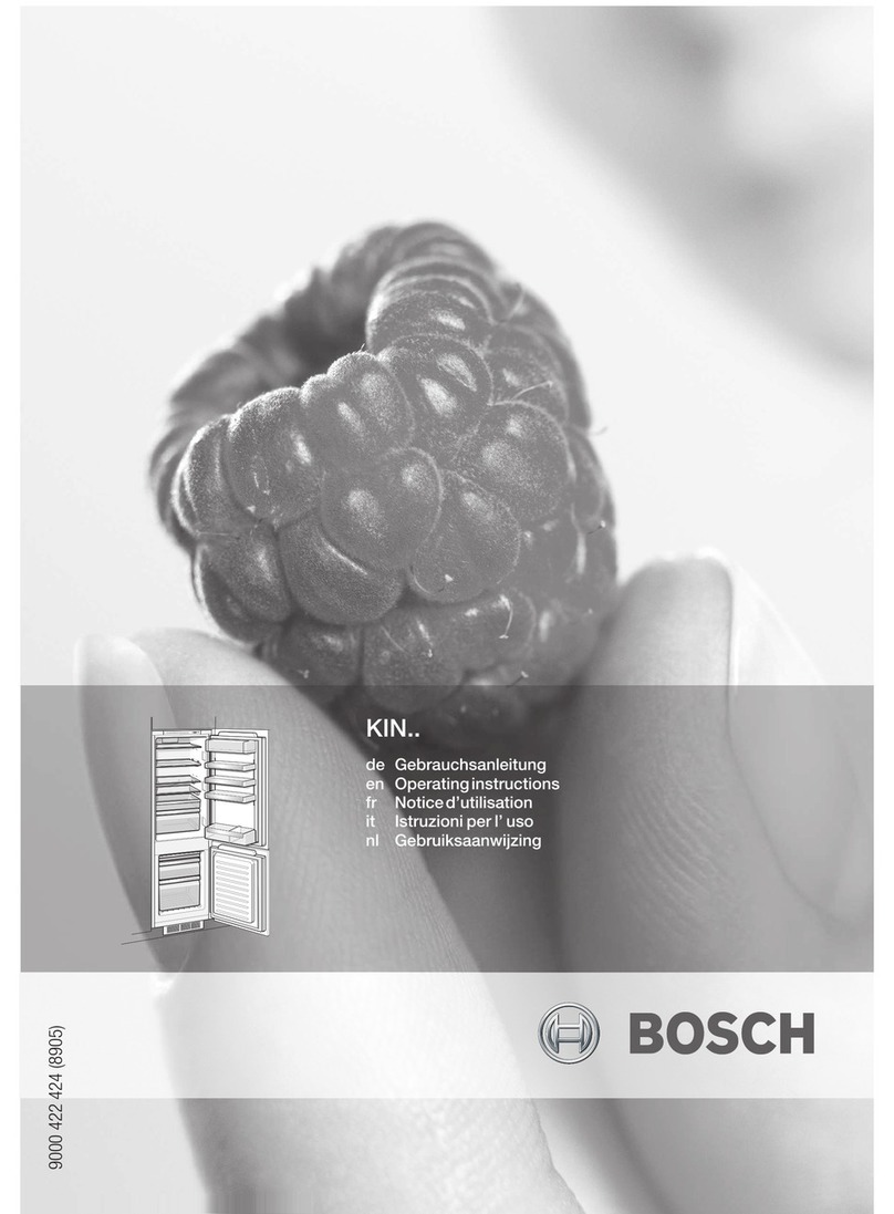 Bosch KIN Series operating instructions