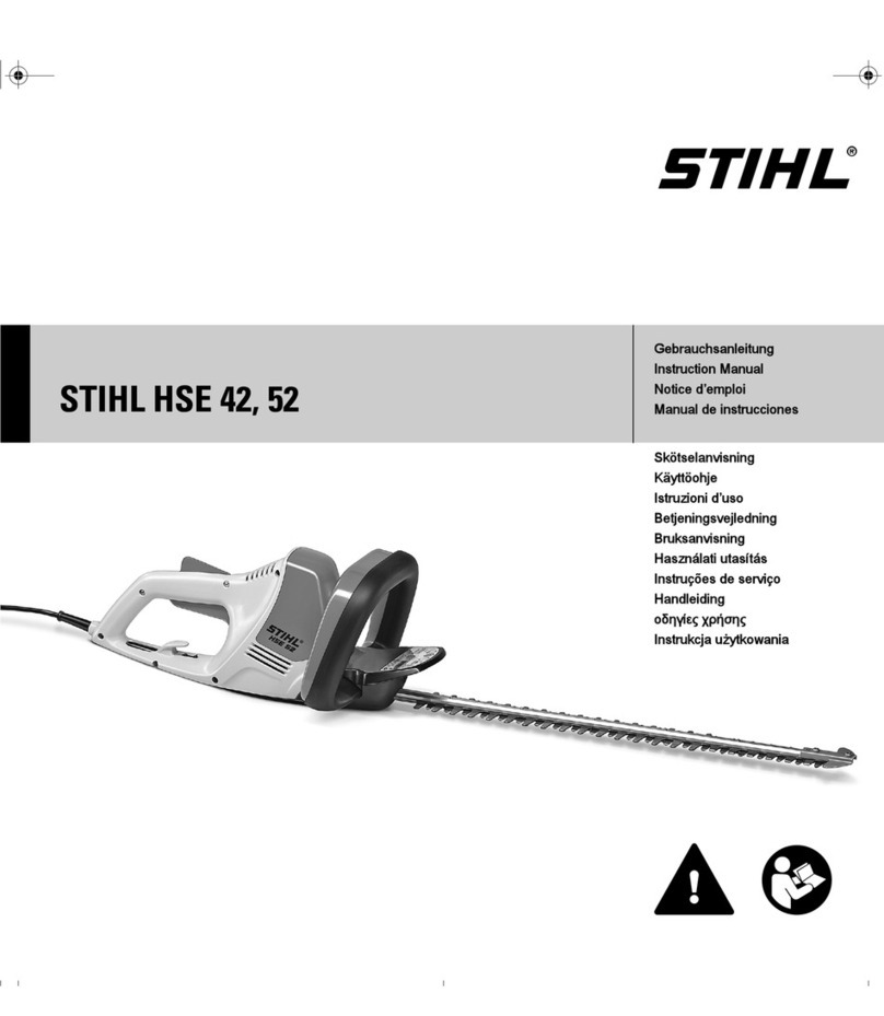 Stihl HSE 42 User manual