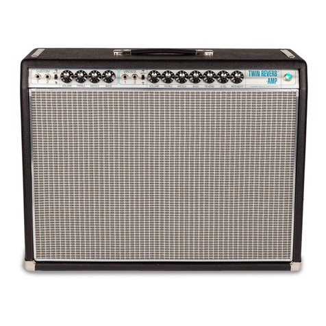 Fender Twin Reverb User manual