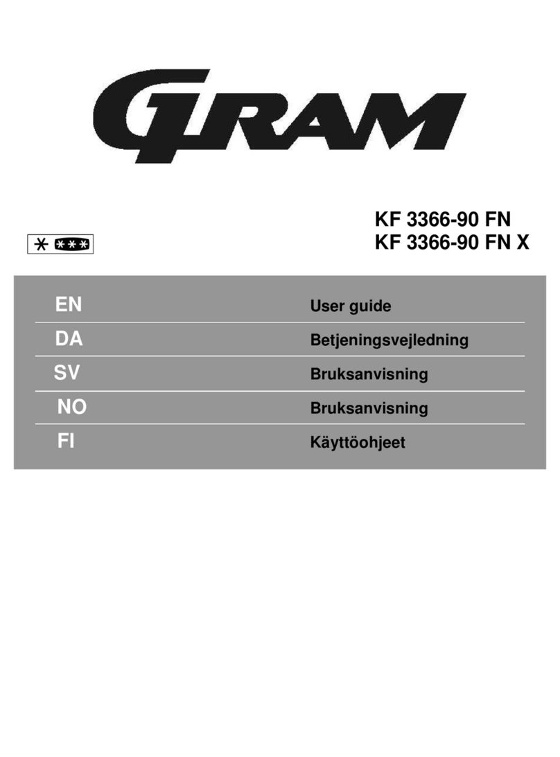 Gram KF 3366-90 FN X User manual Gram KF 3366-90 FN X User manual