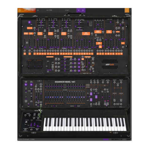 Arturia ARP 2600V User manual