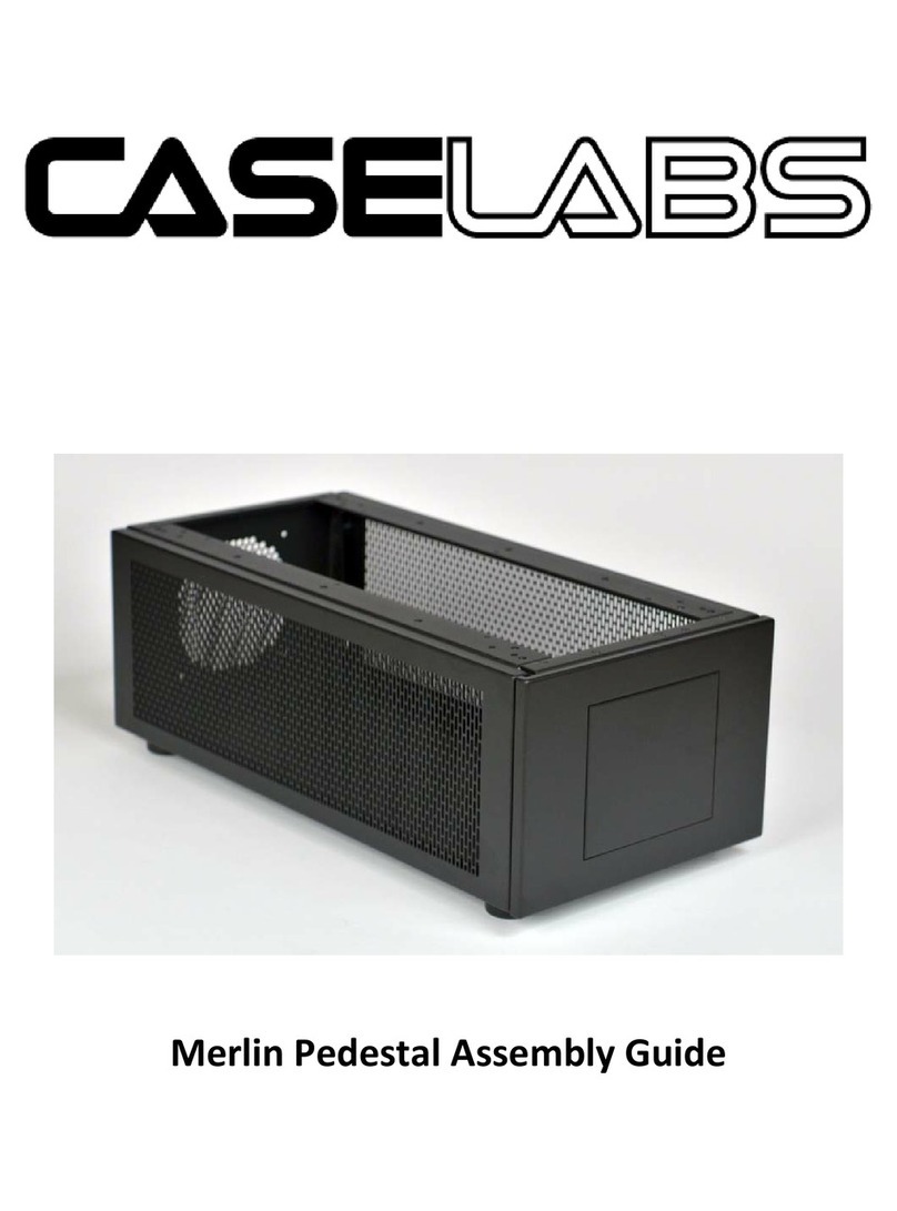 Caselabs Merlin Pedestal Series Assembly guide