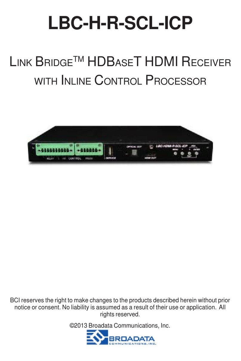 Broadata LBC-H-R-SCL-ICP User manual