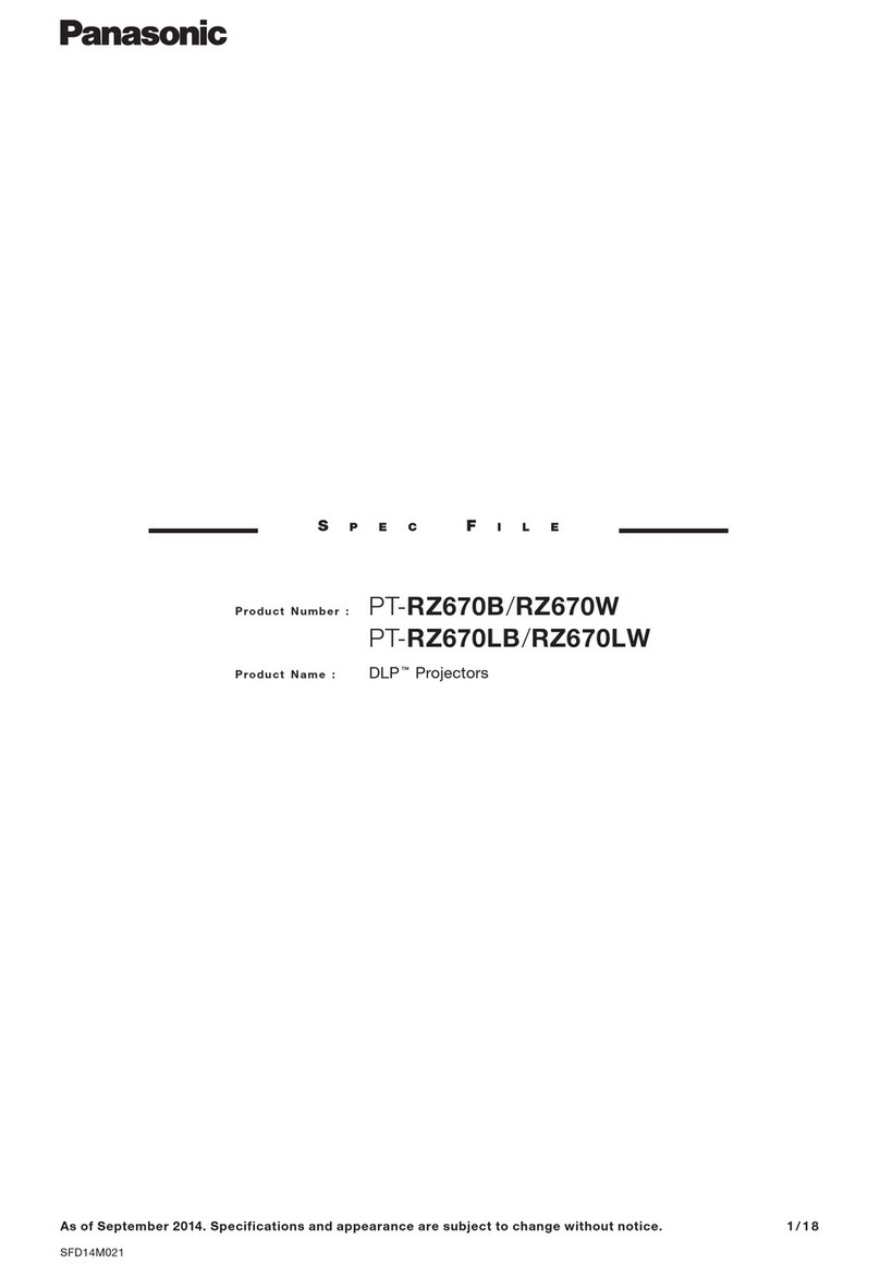 Panasonic PT-RZ670B manual