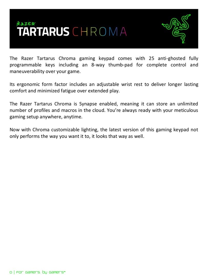 Razer tartarus chroma User manual