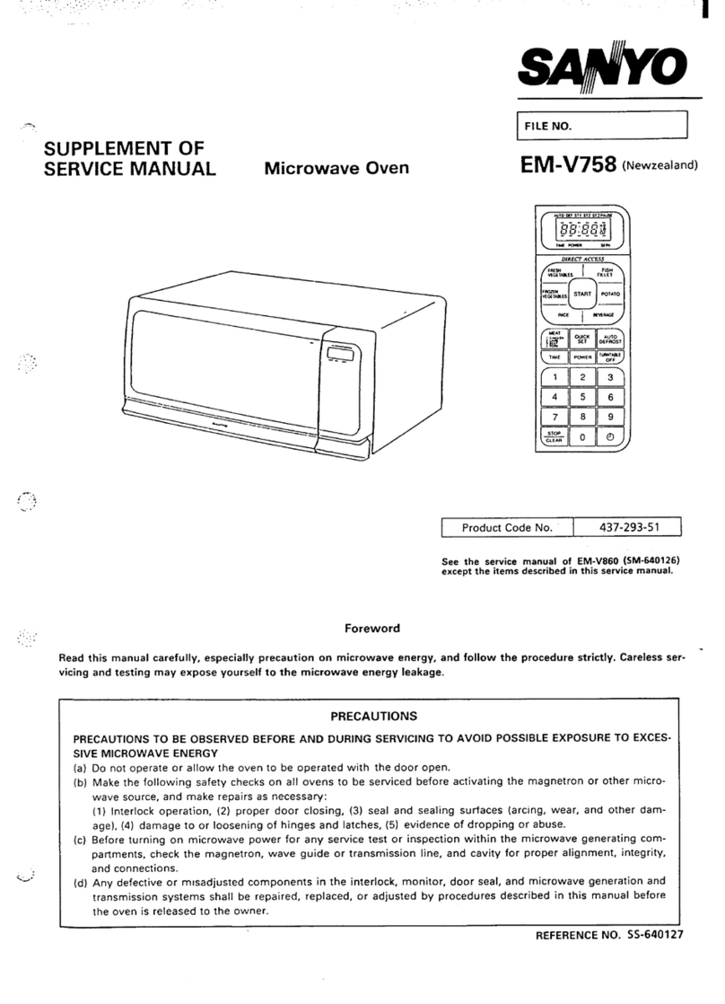 Sanyo EM-V758 User manual