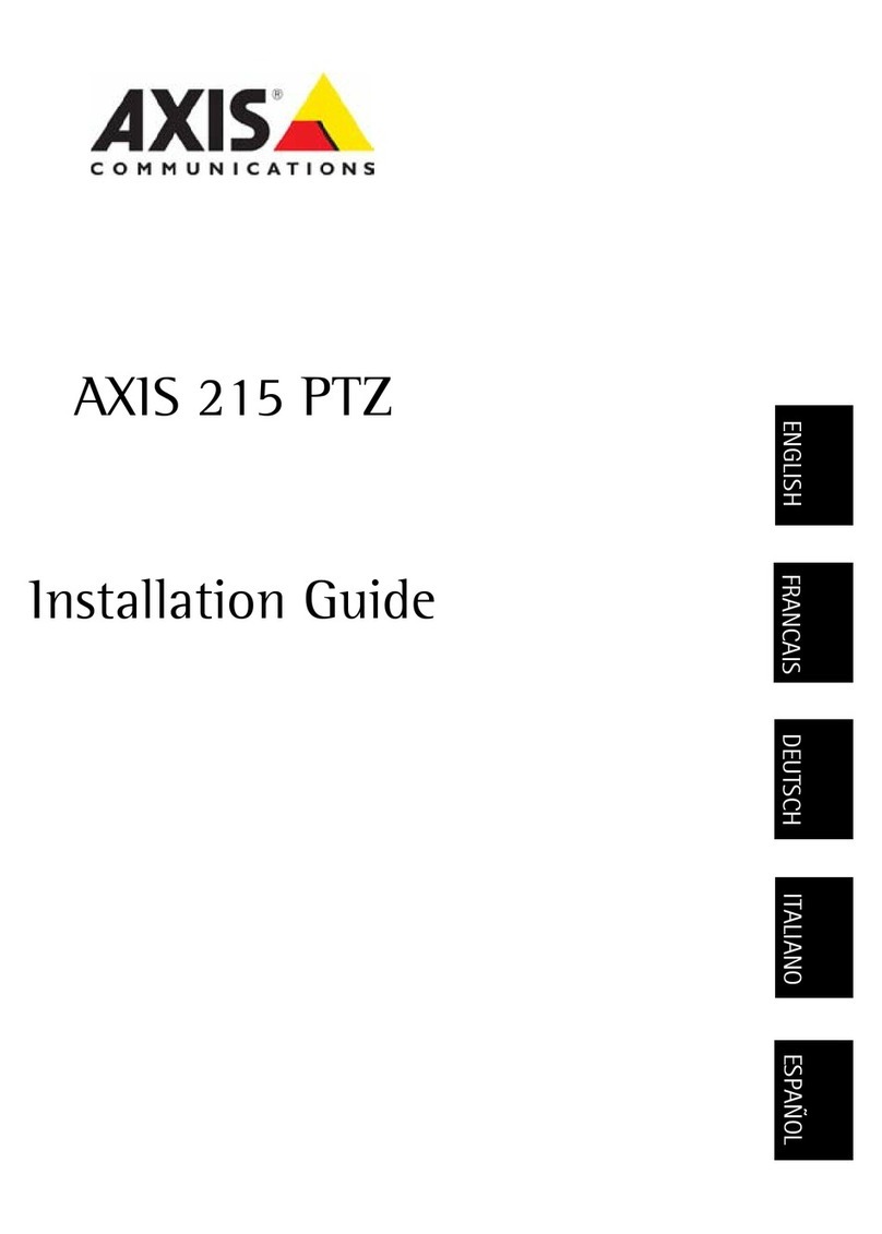 Axis 215 PTZ User manual