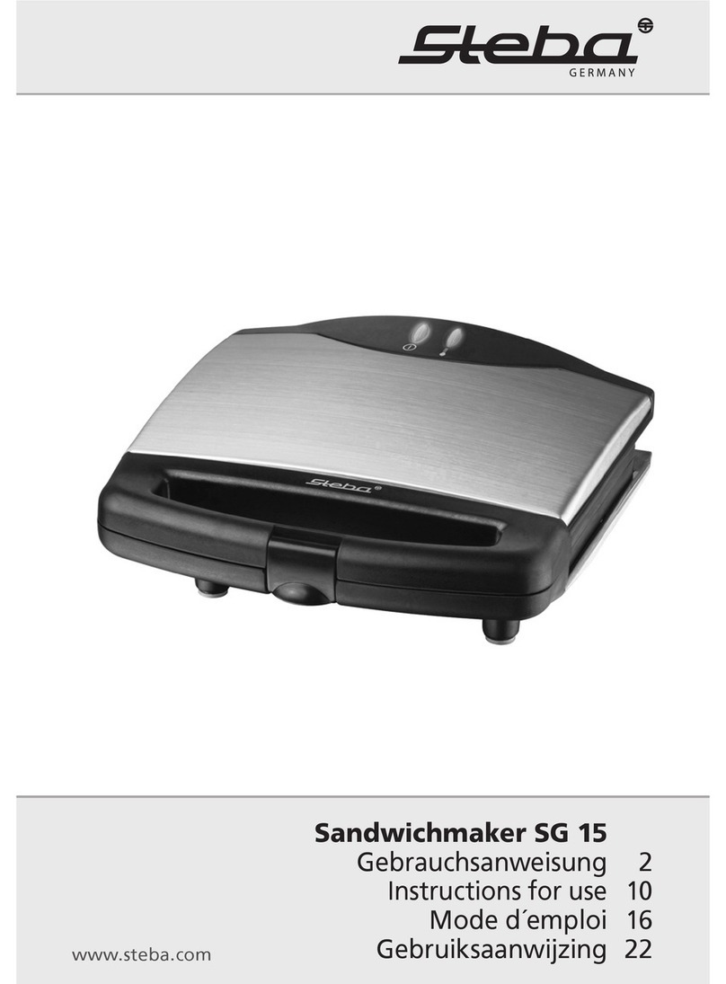 Steba SG 15 User manual