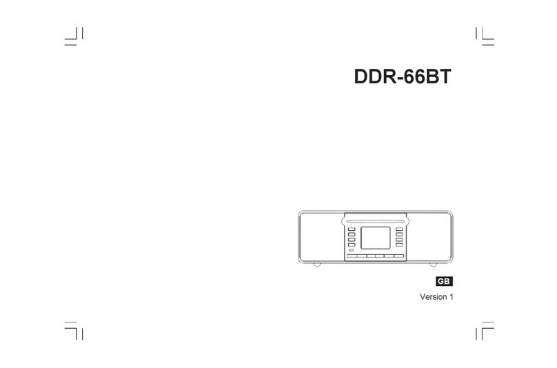 Sangean DDR-66BT User manual