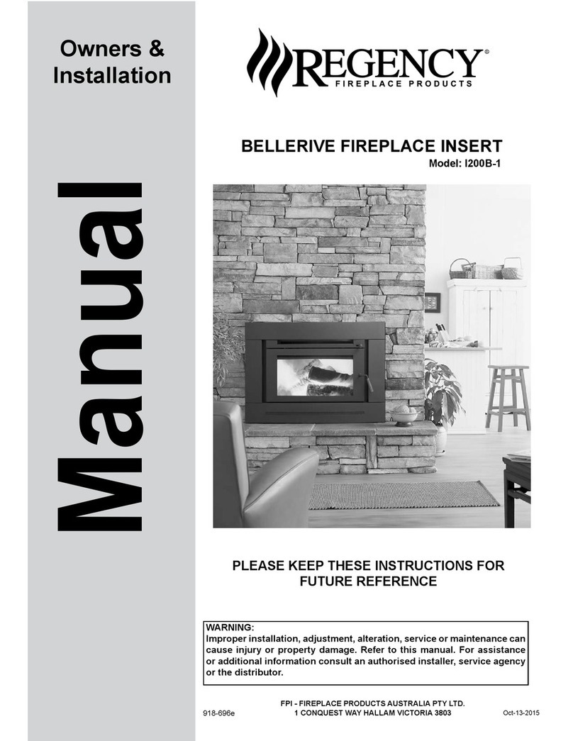 Regency Bellerive I200B-1 Owners & installation
