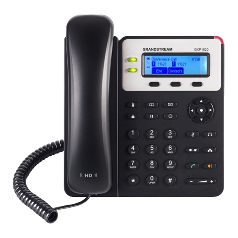 Grandstream Networks GXP1620 User manual Grandstream Networks GXP1620 User manual
