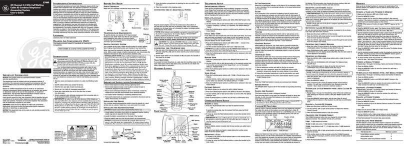 GE 27995 User manual