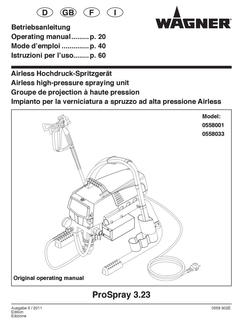WAGNER 0558001 ProSpray 3.23 User manual