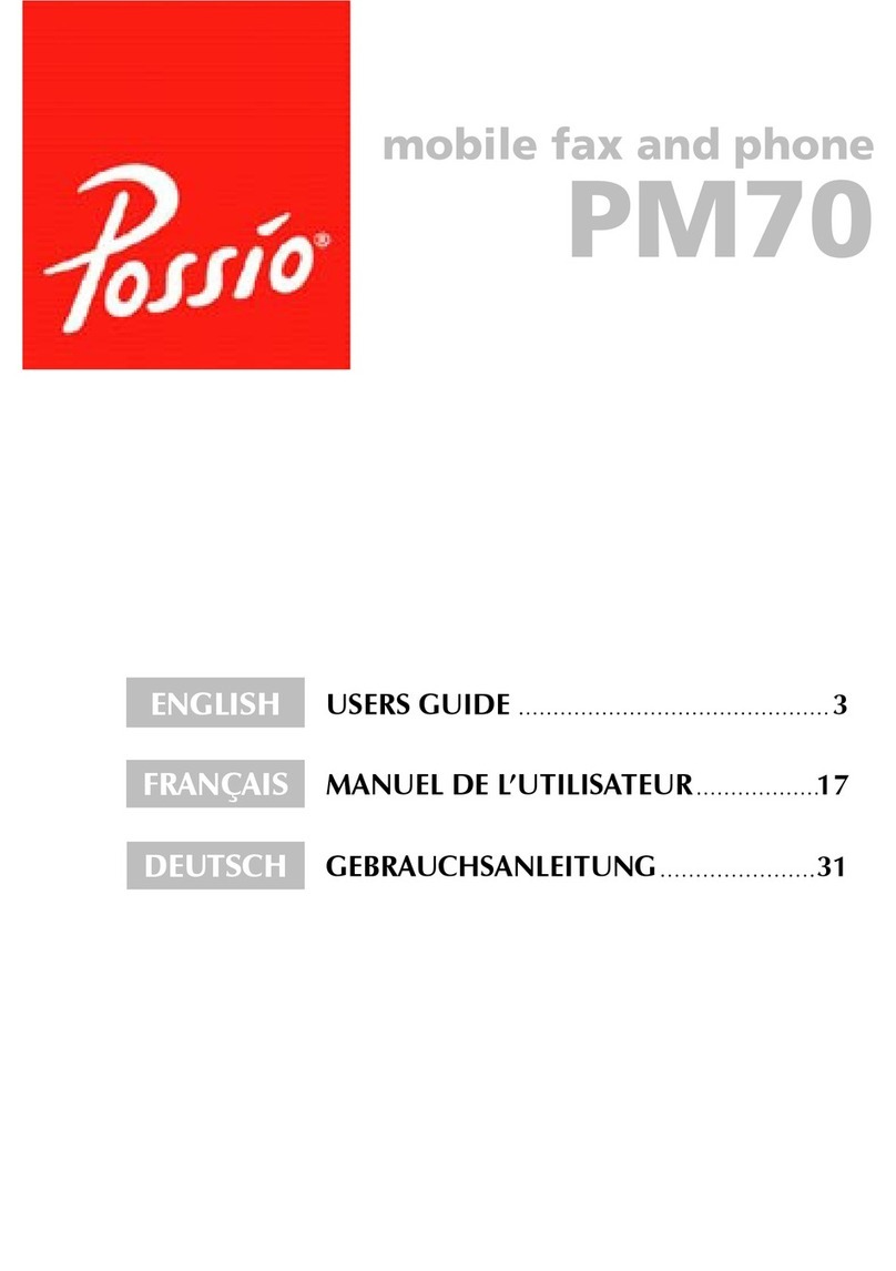 Possio PM70 user guide