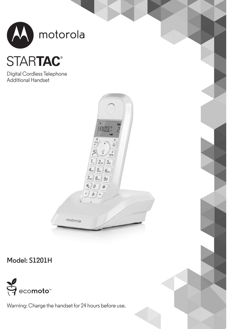 Motorola STARTAC S1201H user manual