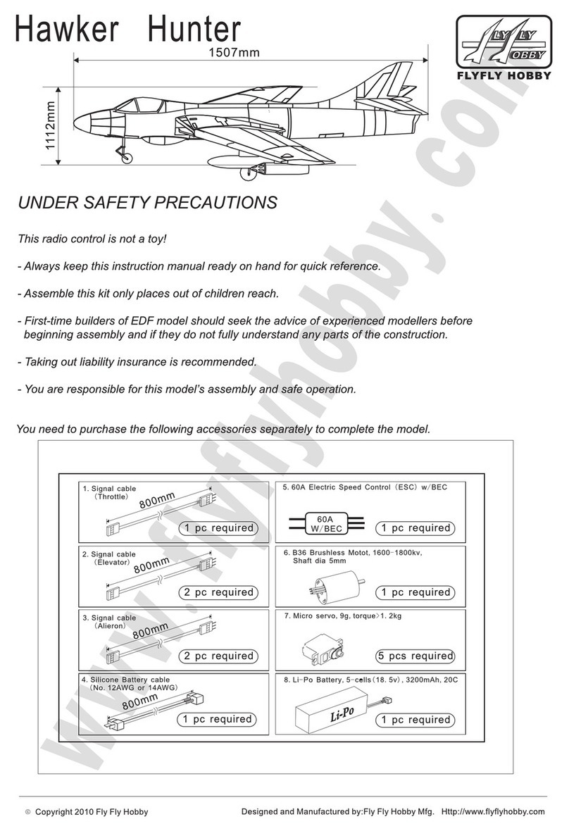 Fly Fly Hobby hawker hunter User manual Fly Fly Hobby hawker hunter User manual